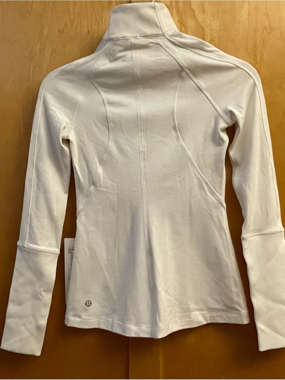 NWT Lululemon Brisk Running Half Zip White Size 2